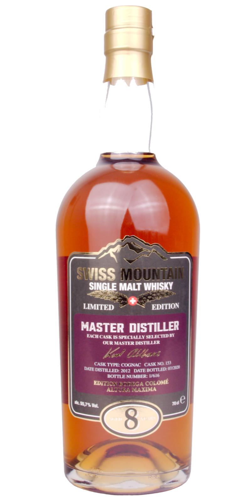Swiss Mountain 2012  Master Distiller Edition 3