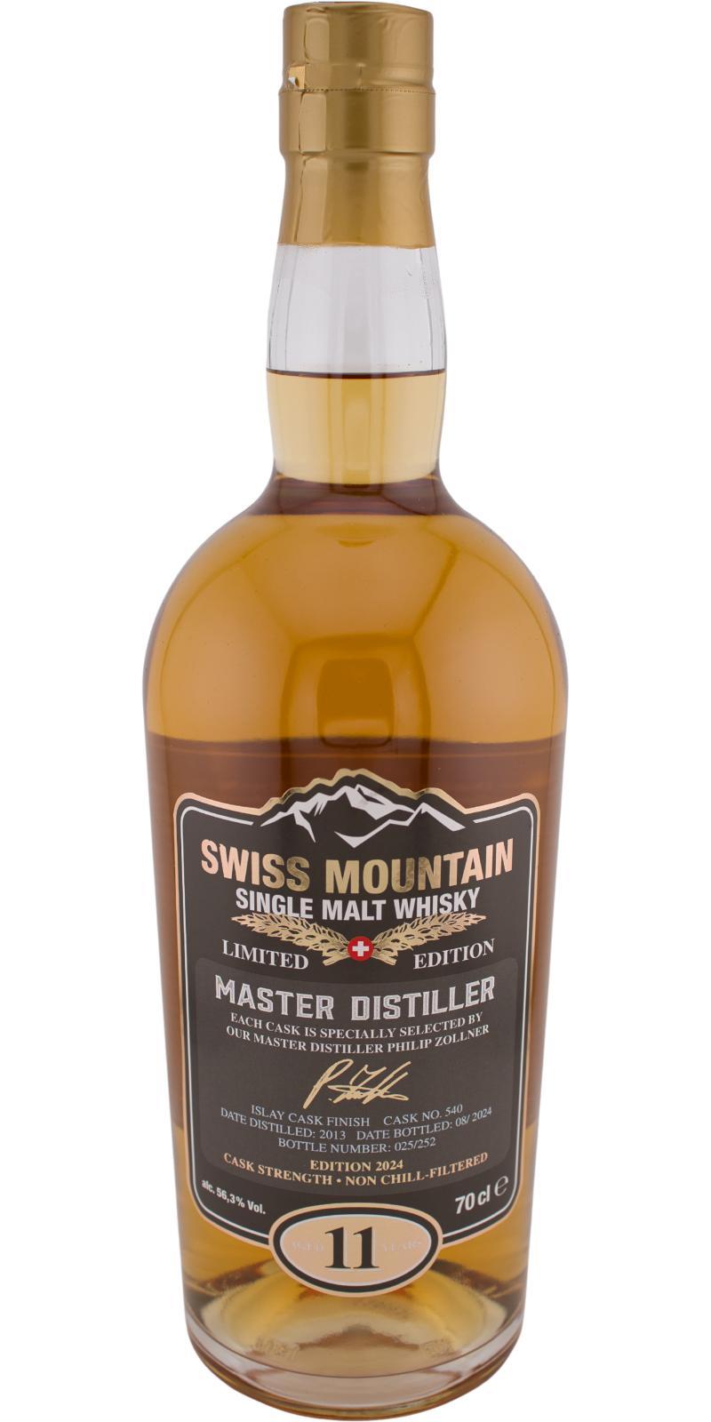 Swiss Mountain 2013  Master Distiller - Limited Edition VII