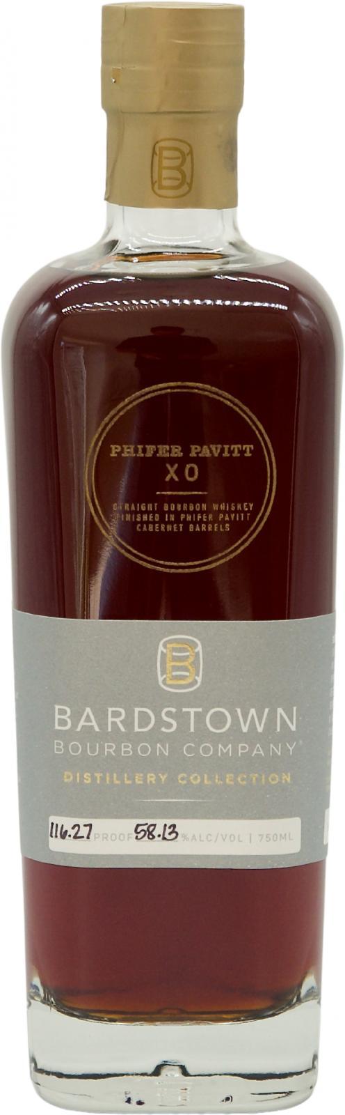 Bardstown Bourbon Company Phifer Pavitt XO Distillery Collection