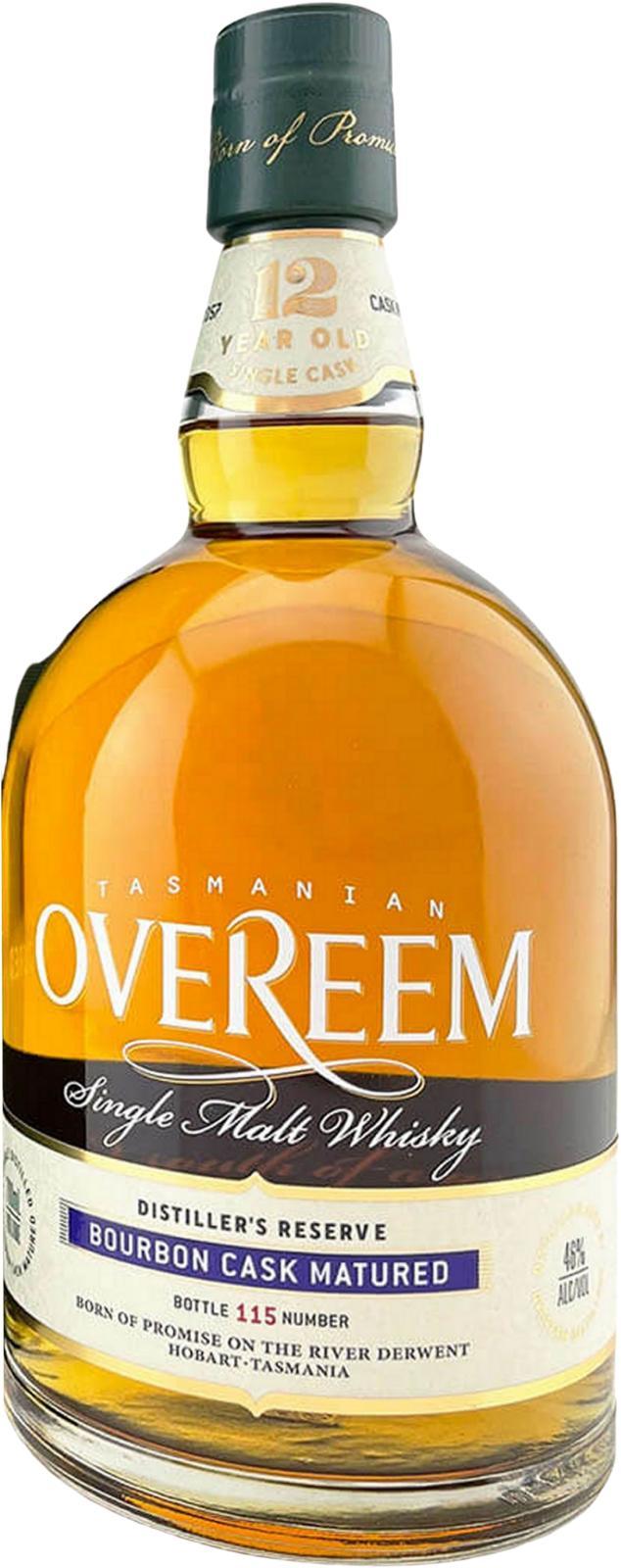 Overeem 12-year-old Single Cask Whisky - Bourbon Cask Matured