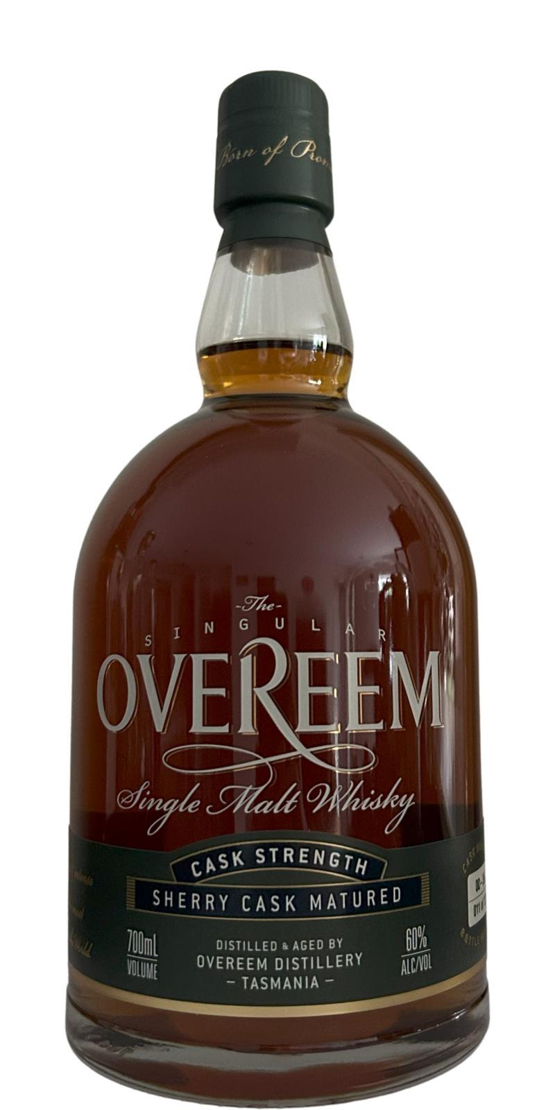 Overeem Cask Strength Sherry Cask Matured