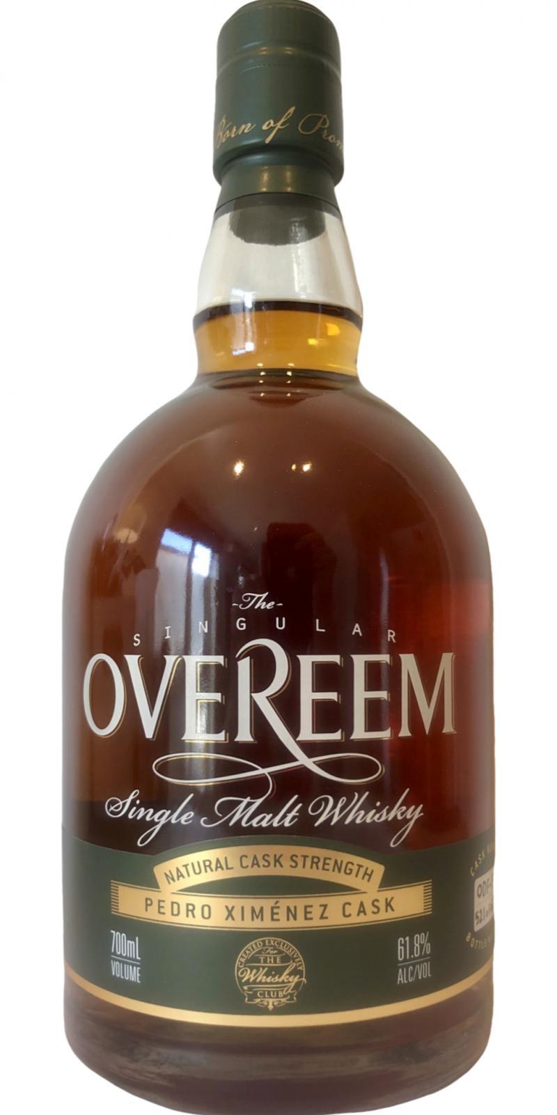 Overeem Pedro Ximénez Cask Natural Cask Strength