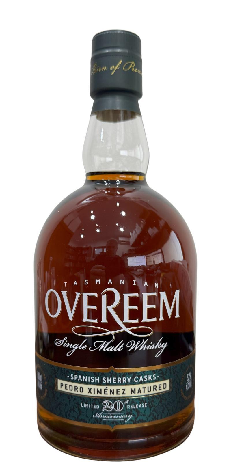 Overeem Pedro Ximenez Matured Limited 20th Anniversary Release