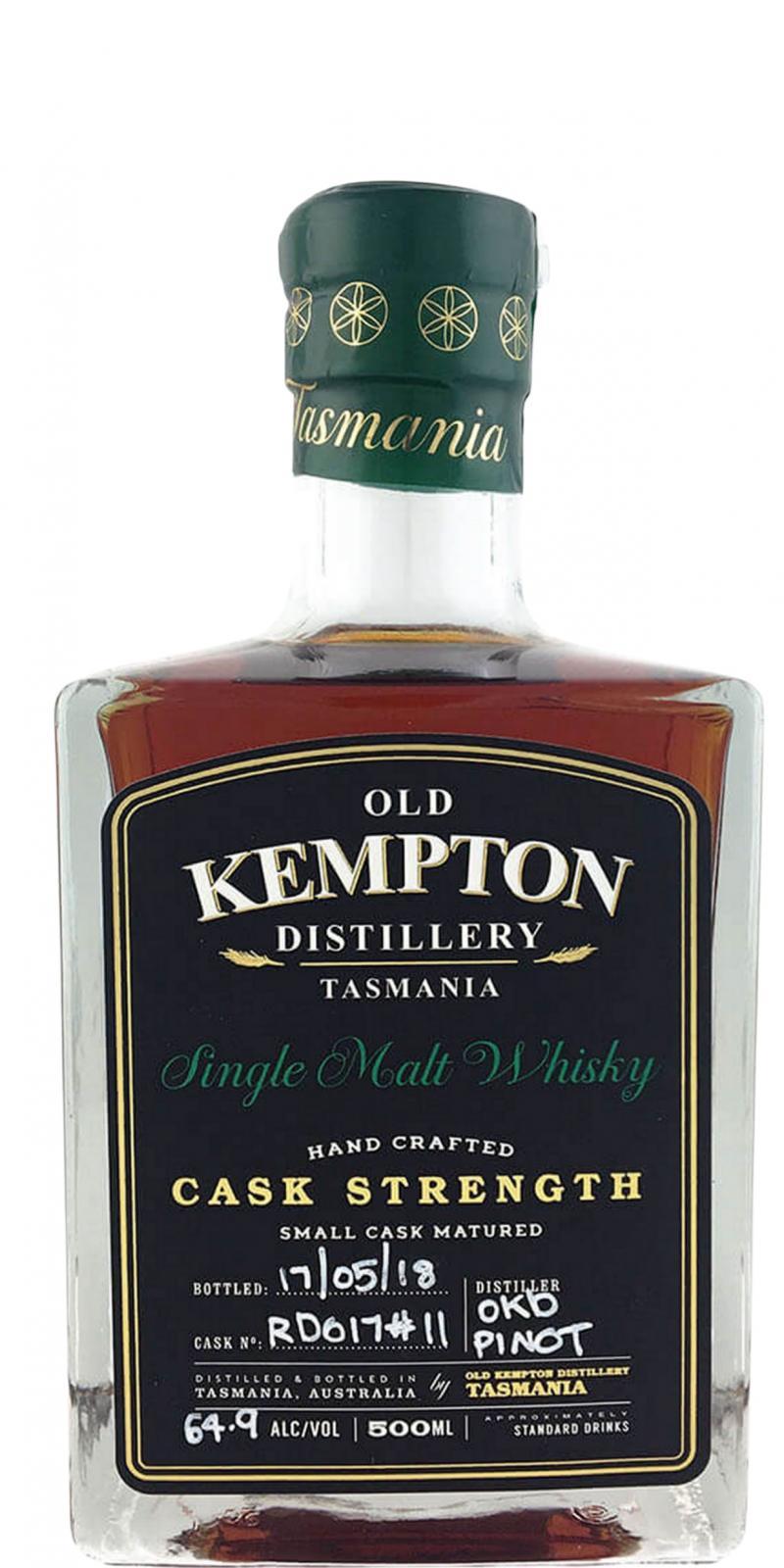 Old Kempton Cask Strength  Small Cask Matured