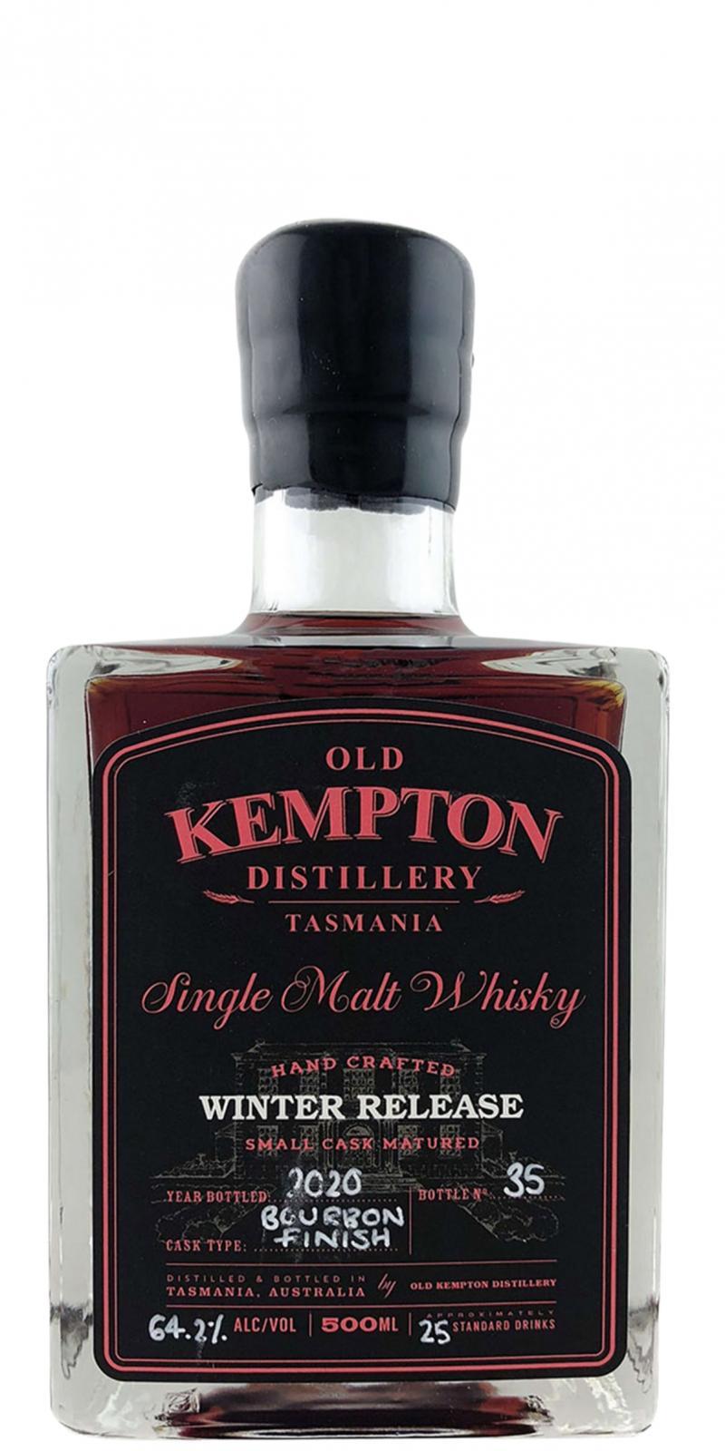 Old Kempton Winter Release  Small Cask Matured