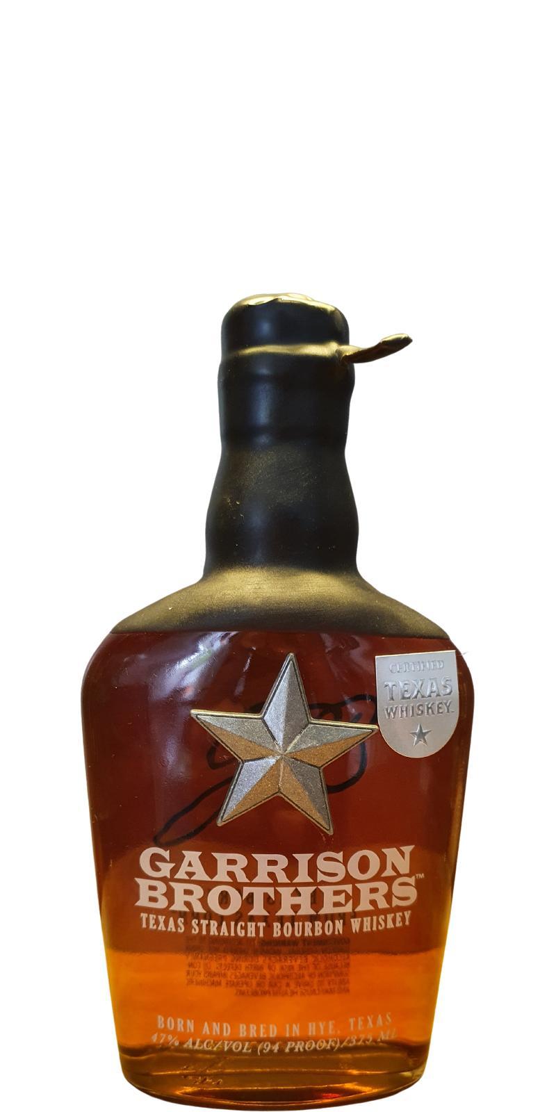Garrison Brothers 04-year-old  Texas Straight Bourbon Whiskey