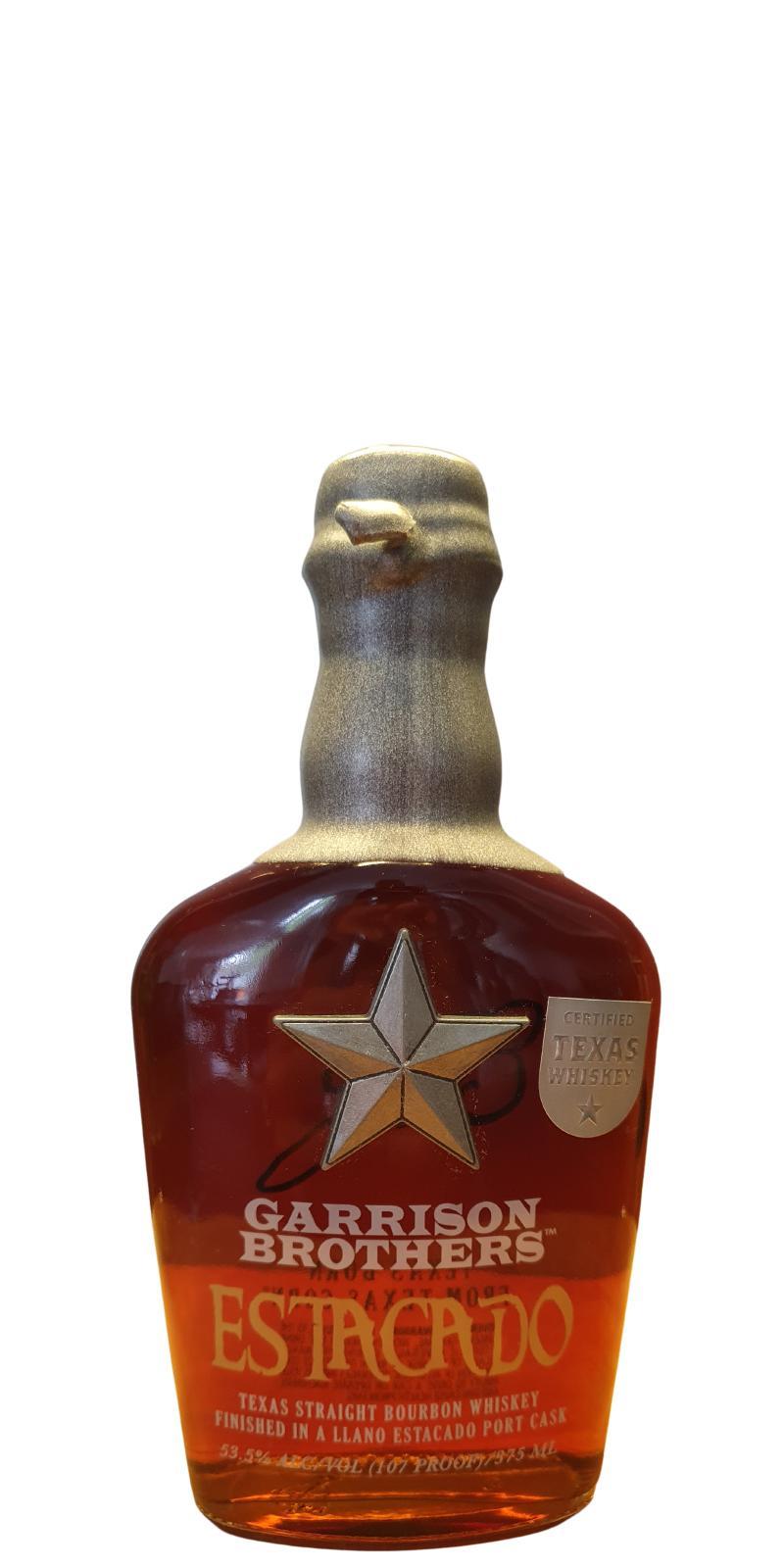 Garrison Brothers 2017  Texas Straight Bourbon Whiskey