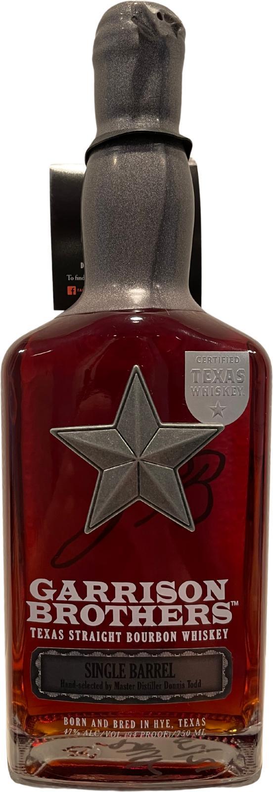 Garrison Brothers 2017  Single Barrel