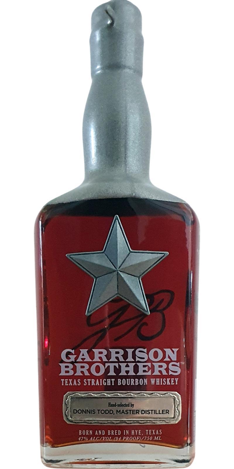 Garrison Brothers 2018  Single Barrel