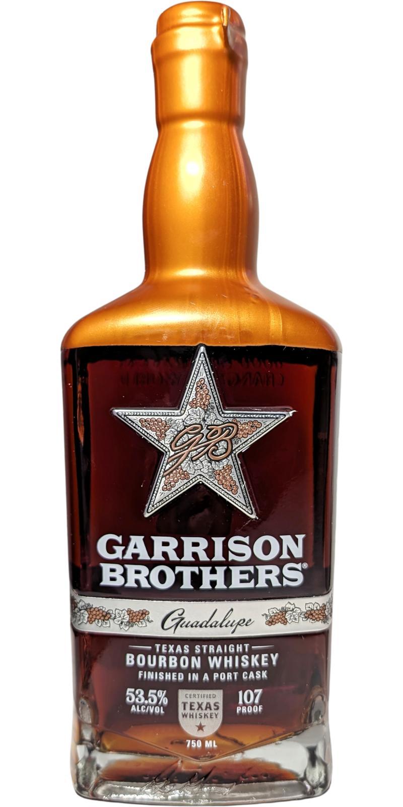 Garrison Brothers 2018  Guadalupe