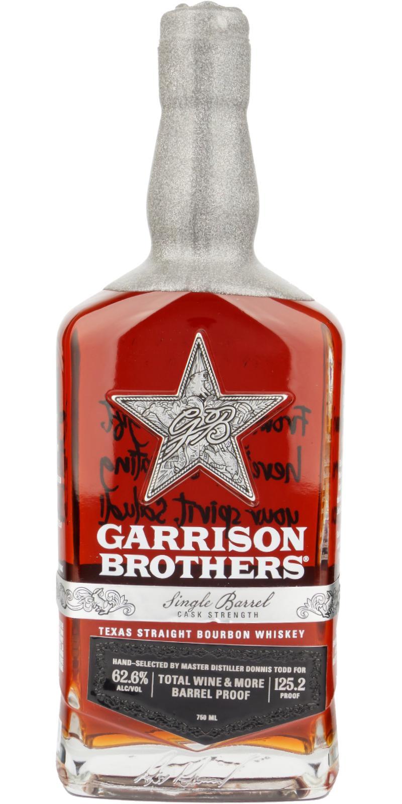 Garrison Brothers 2019  Single Barrel - Cask Strength