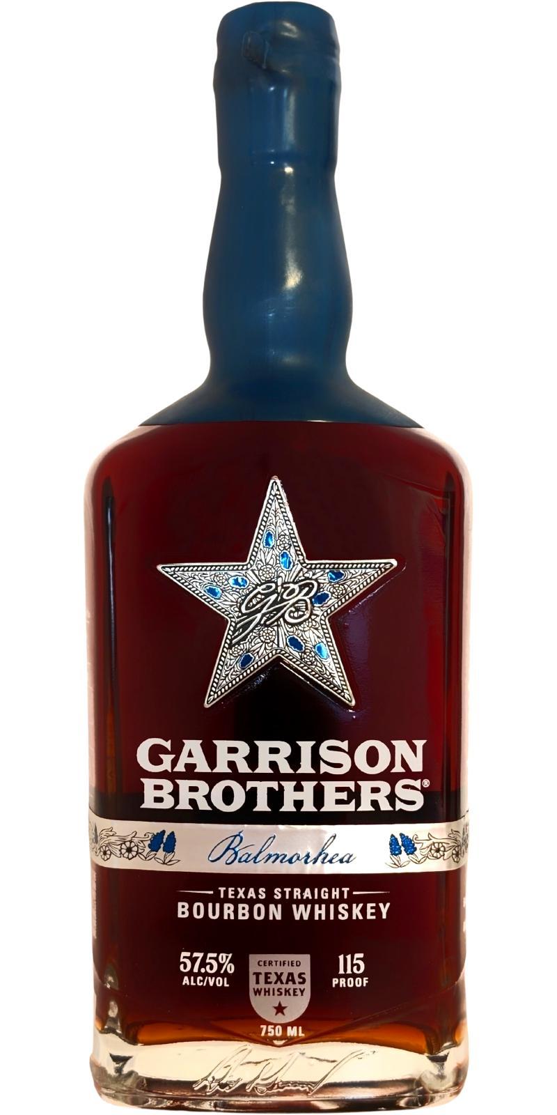 Garrison Brothers Balmorhea  Texas Straight Bourbon Whiskey