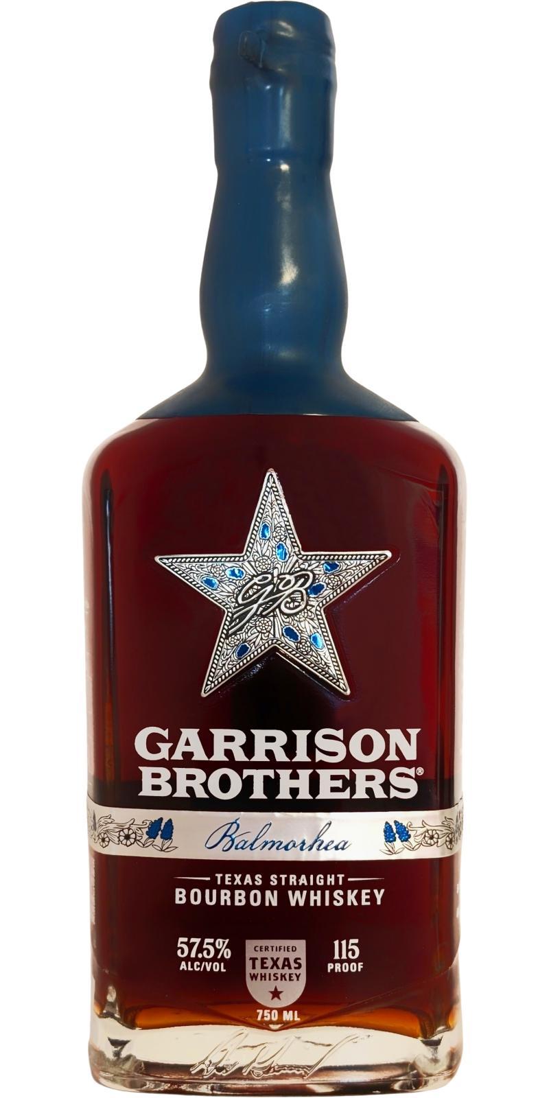 Garrison Brothers Balmorhea  Texas Straight Bourbon Whiskey