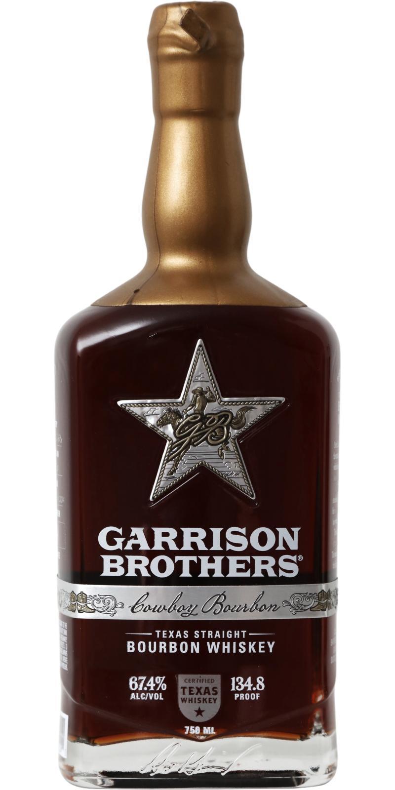Garrison Brothers Cowboy Bourbon  Eighth Release