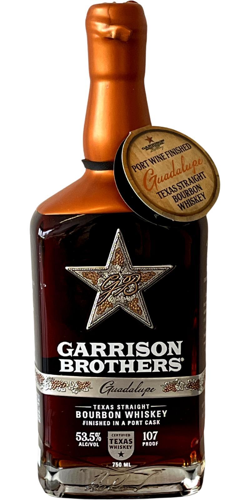 Garrison Brothers Guadalupe  Texas Straight Bourbon Whiskey
