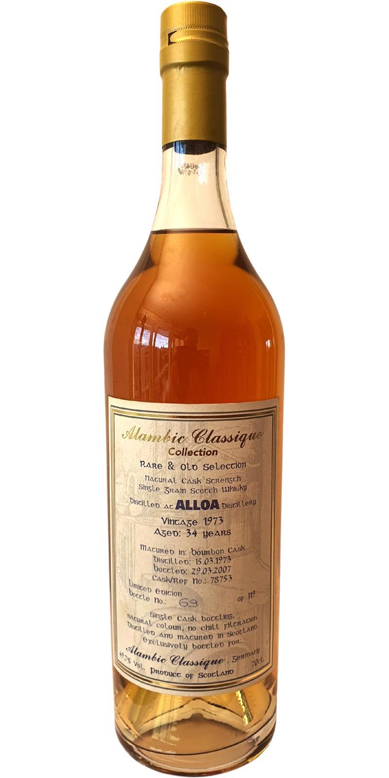 North of Scotland 1973 AC Rare & Old Selection - Alloa