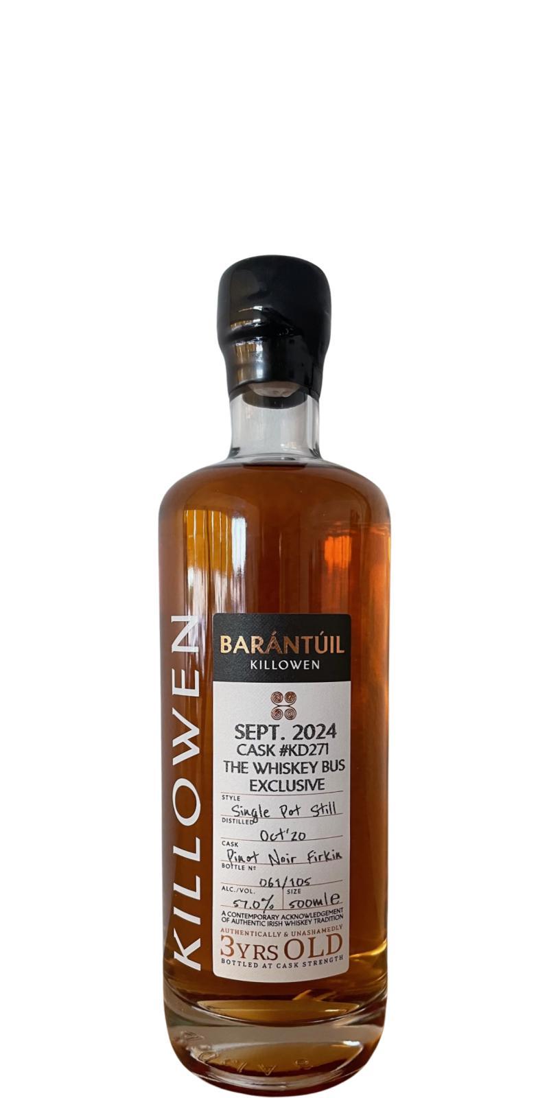 Killowen Barántúil  The Whiskey Bus Exclusive