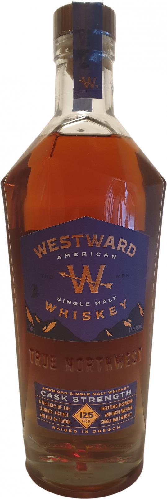 Westward American Single Malt Whiskey  Cask Strength