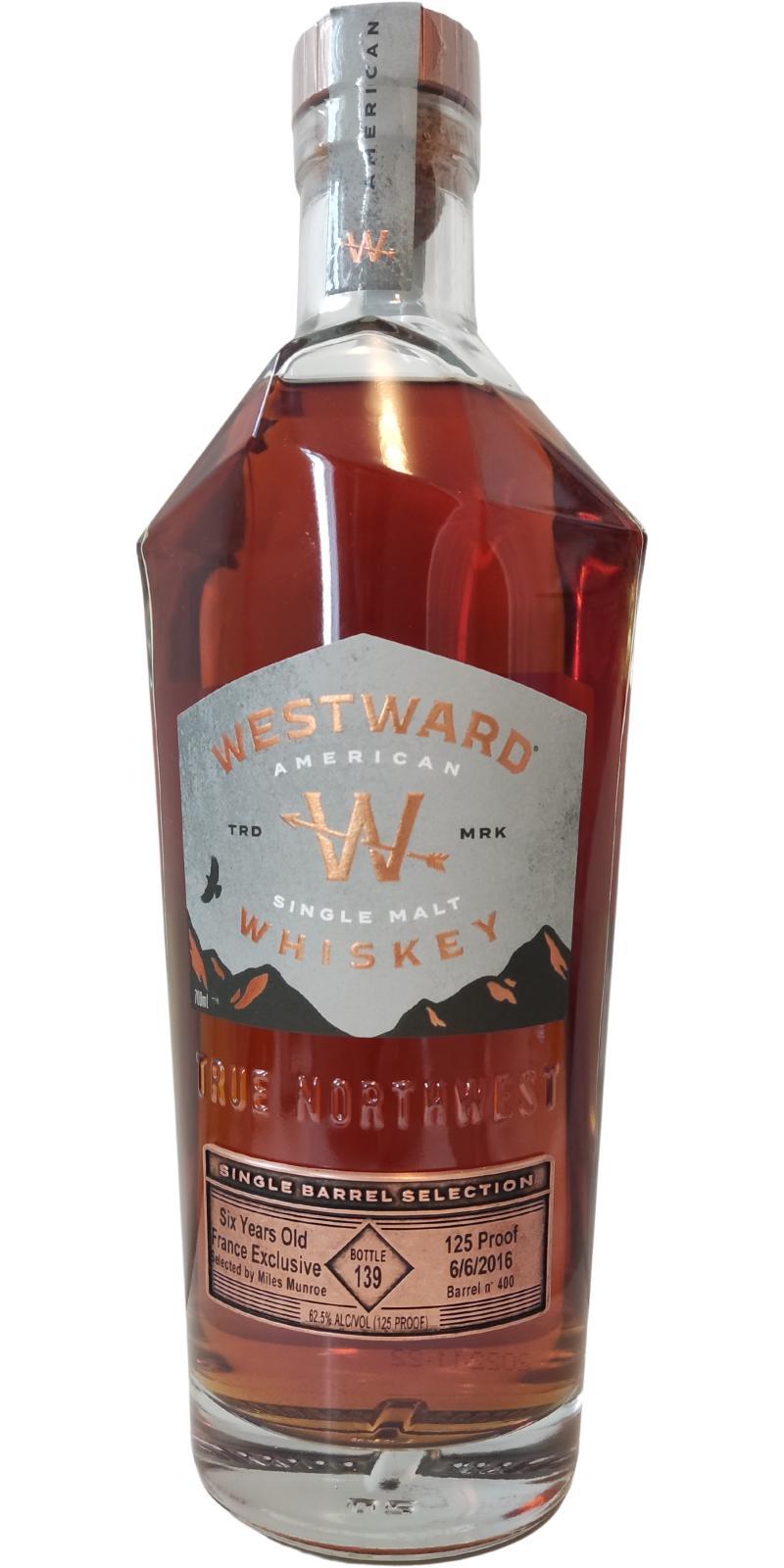 Westward 06-year-old  Single Barrel Selection