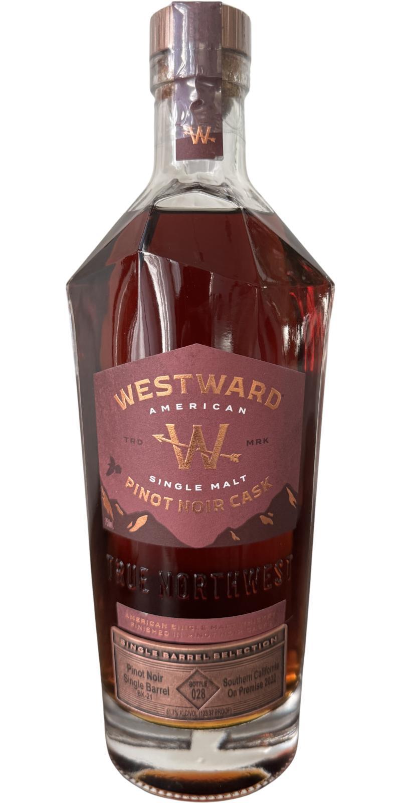 Westward Pinot Noir Cask  Single Barrel Selection