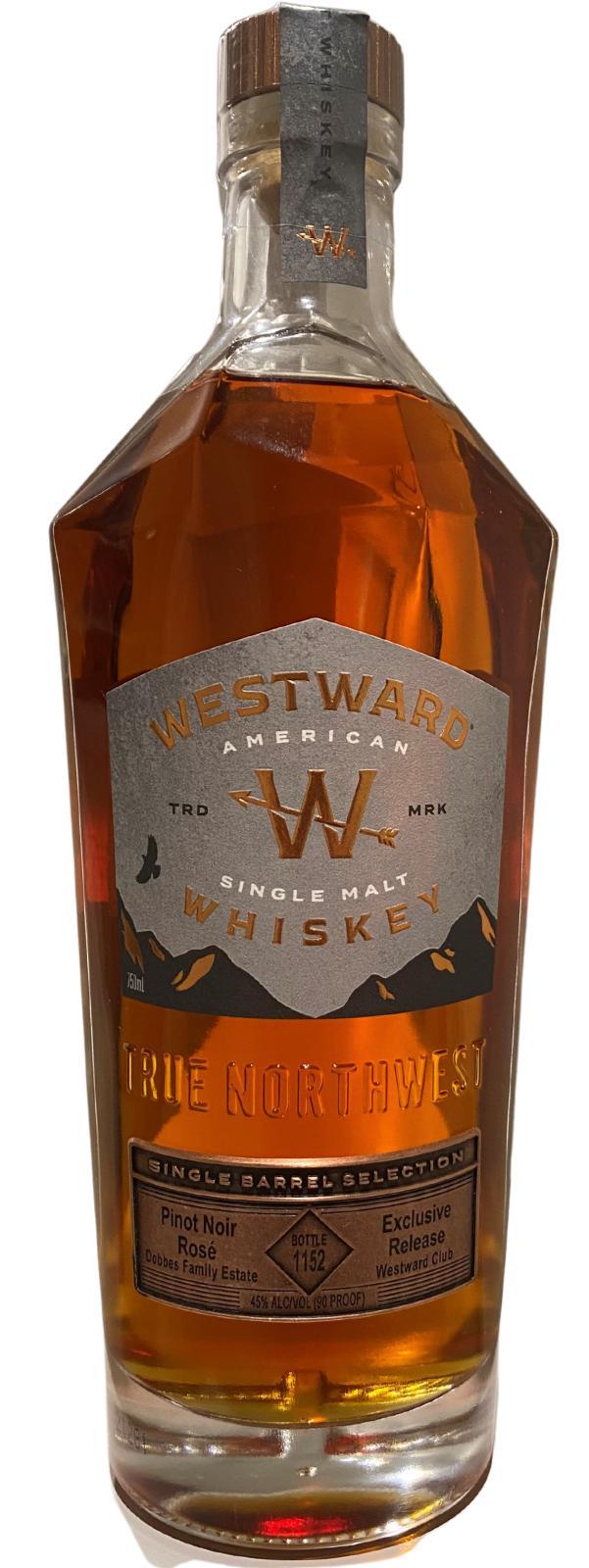 Westward Pinot Noir Rose - Dobbes Family Estate  Single Barrel Selection - Exclusive Release Westward Club