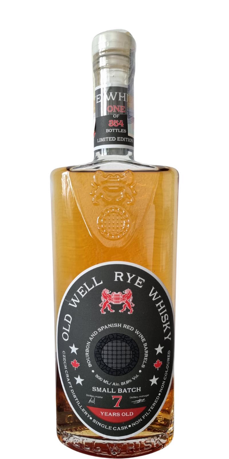 Old Well 2017  Rye Whisky