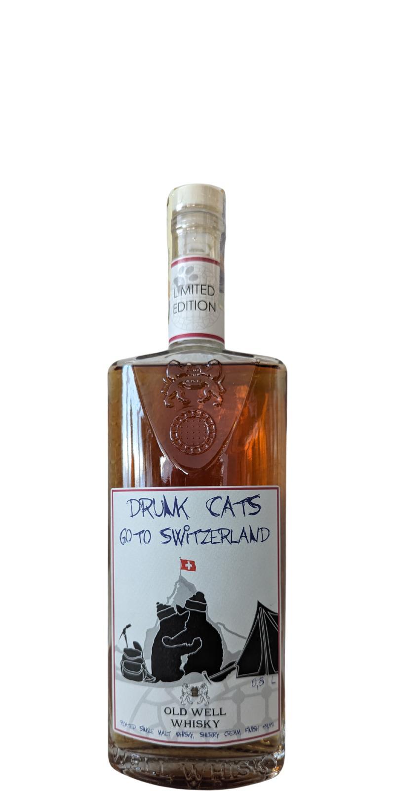 Old Well Drunk cats go to Switzerland