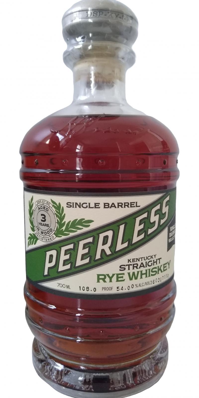 Peerless 2016  Single Barrel Selection