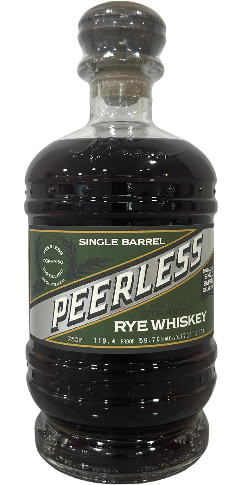 Peerless 2017  Single Barrel Selection