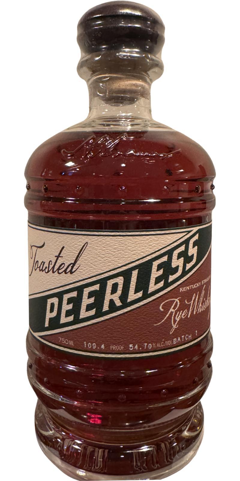 Peerless Toasted Rye  Barrel Proof