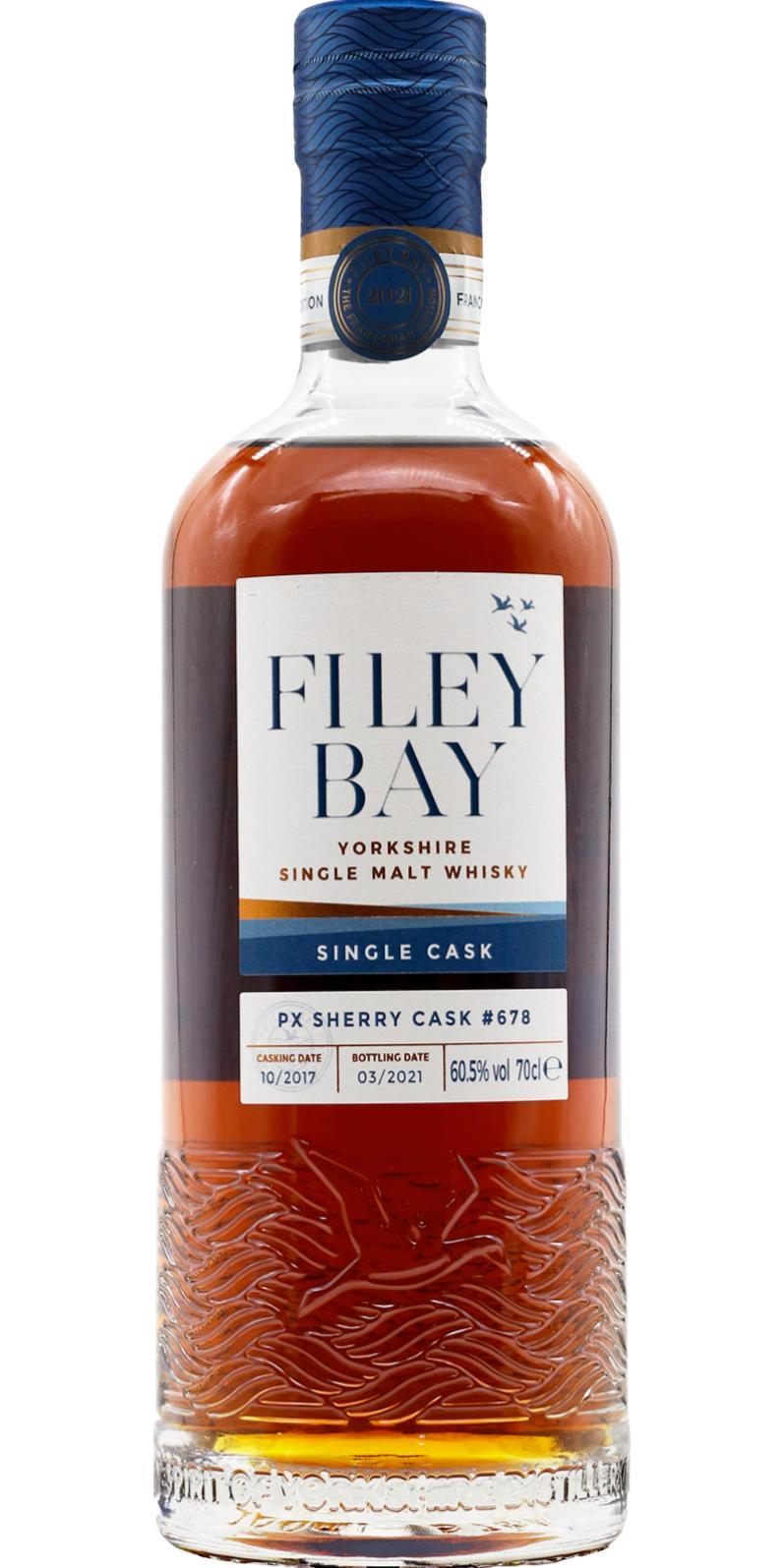 Filey Bay 2017  Single Cask  - Yorkshire Single Malt Whisky