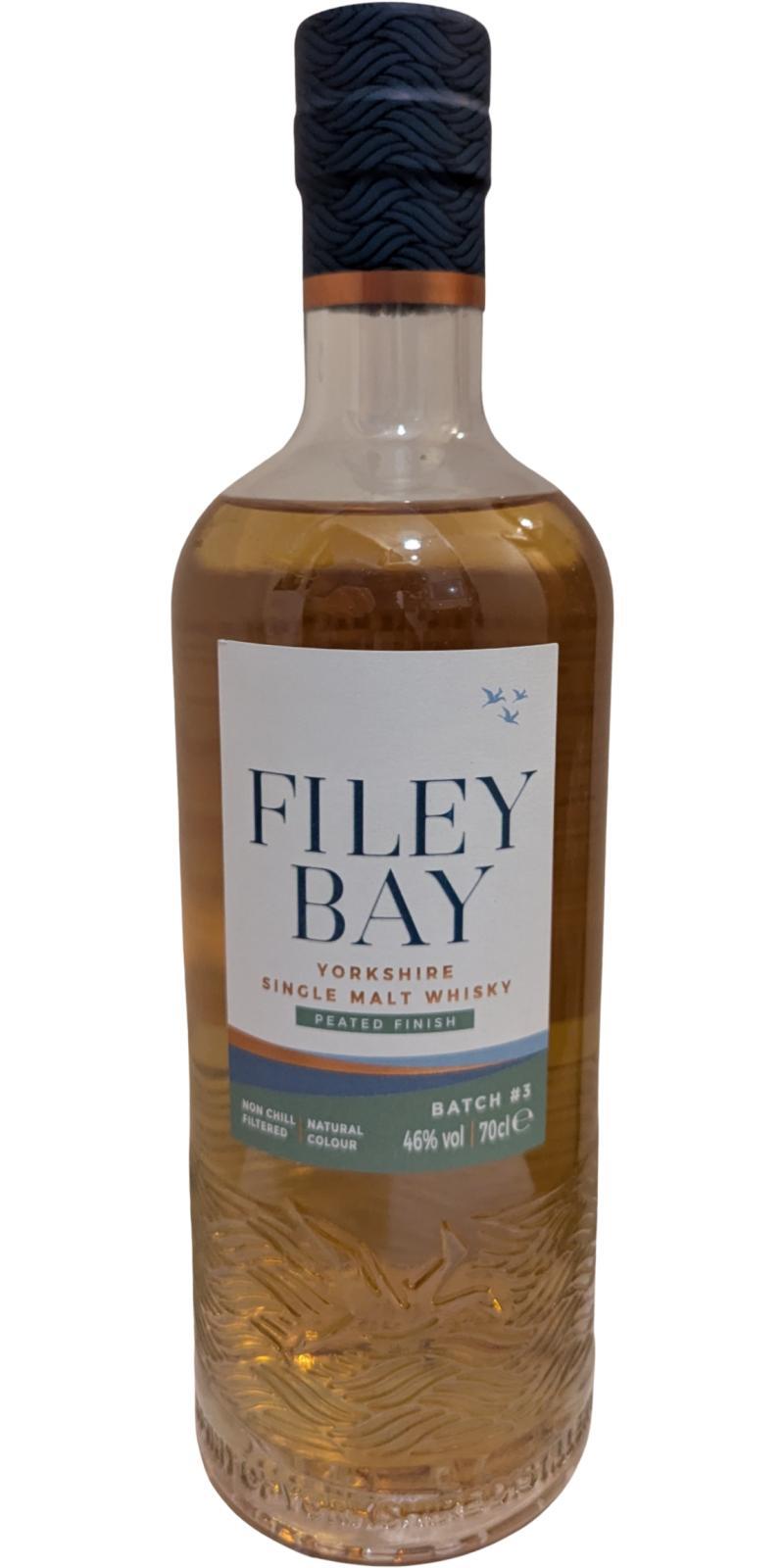 Filey Bay Yorkshire Single Malt Whisky  Peated Finish