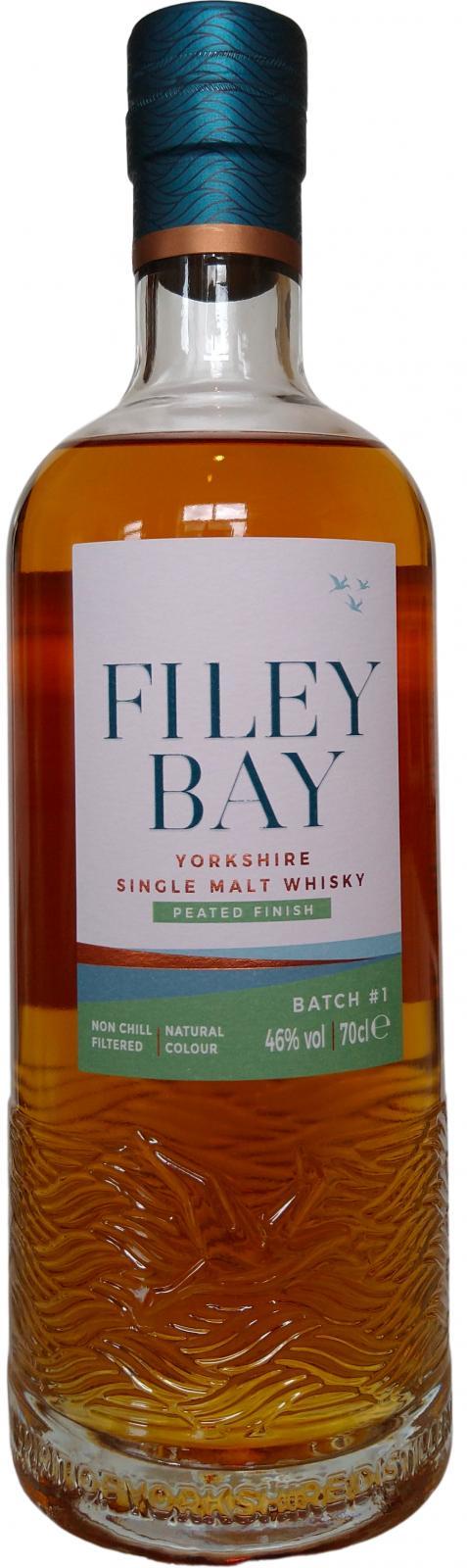 Filey Bay Yorkshire Single Malt Whisky  Peated Finish