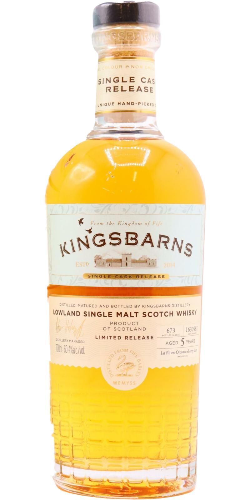 Kingsbarns 05-year-old  Single Cask Release