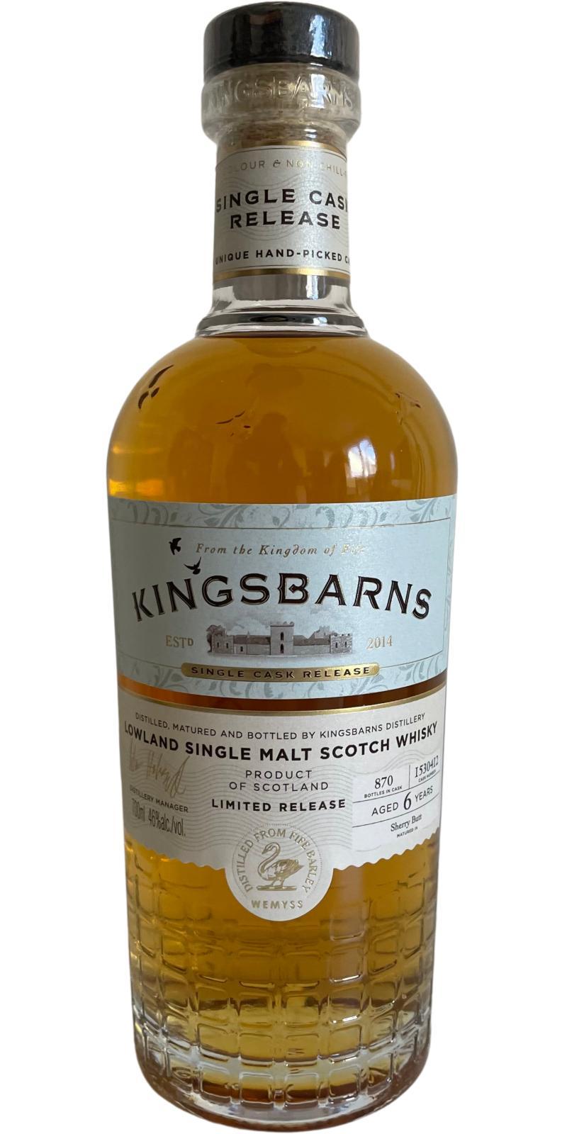 Kingsbarns 06-year-old  Single Cask Release