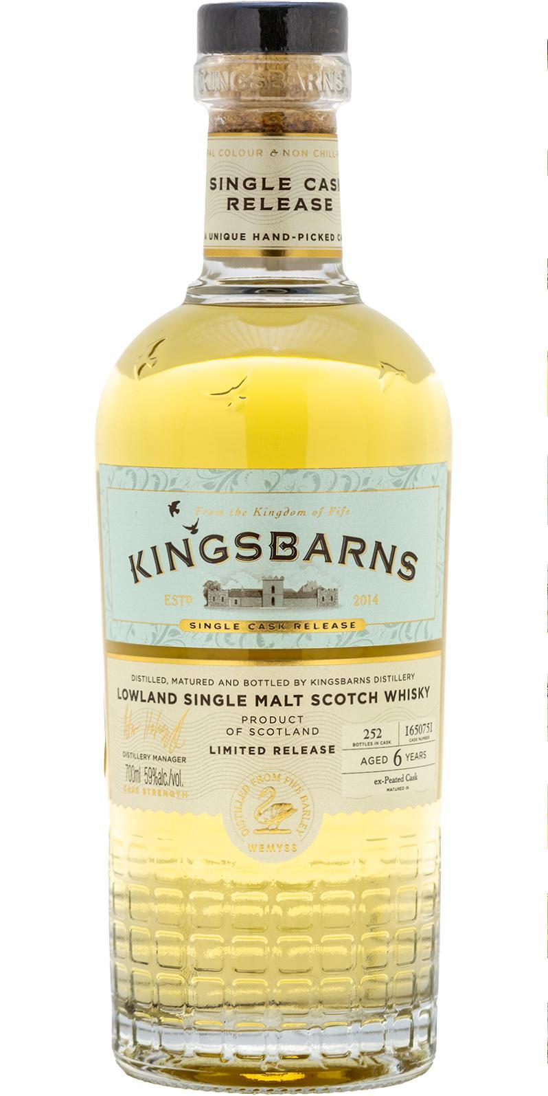 Kingsbarns 06-year-old  Single Cask Release