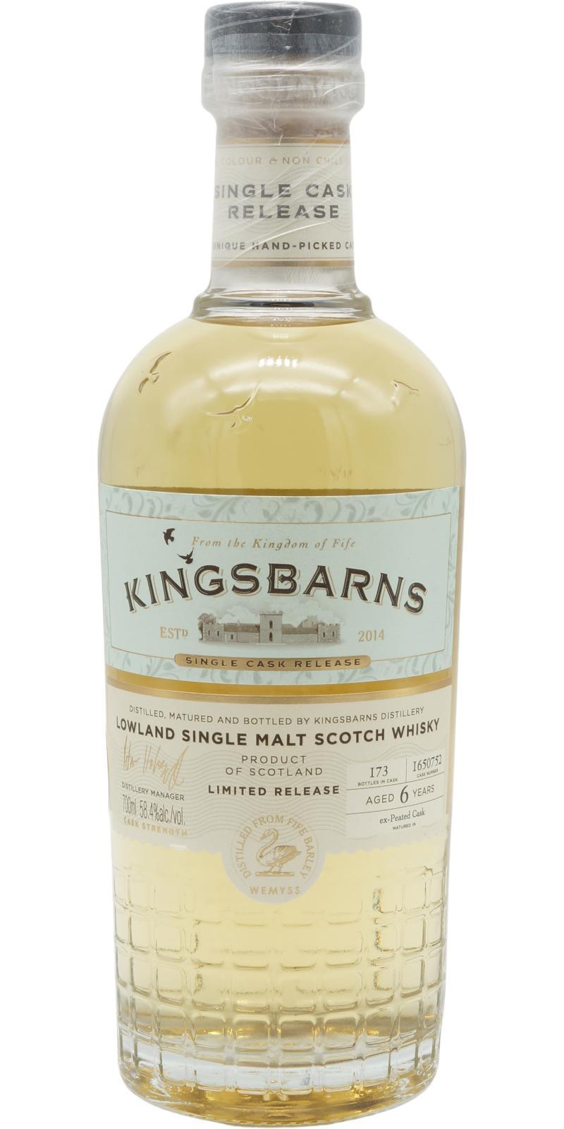 Kingsbarns 06-year-old  Single Cask Release