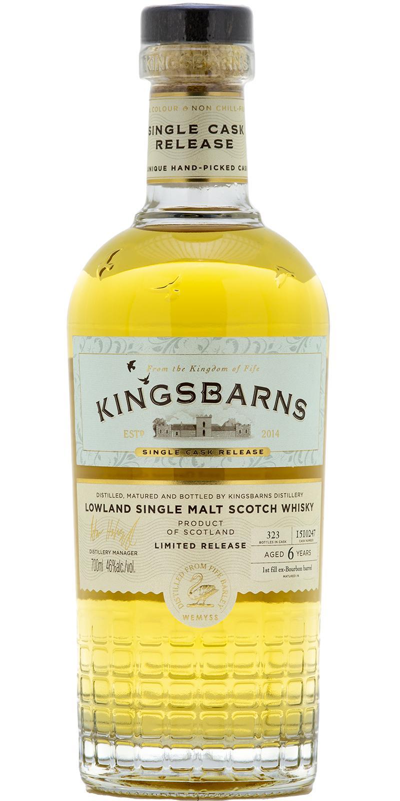 Kingsbarns 2015  Single Cask