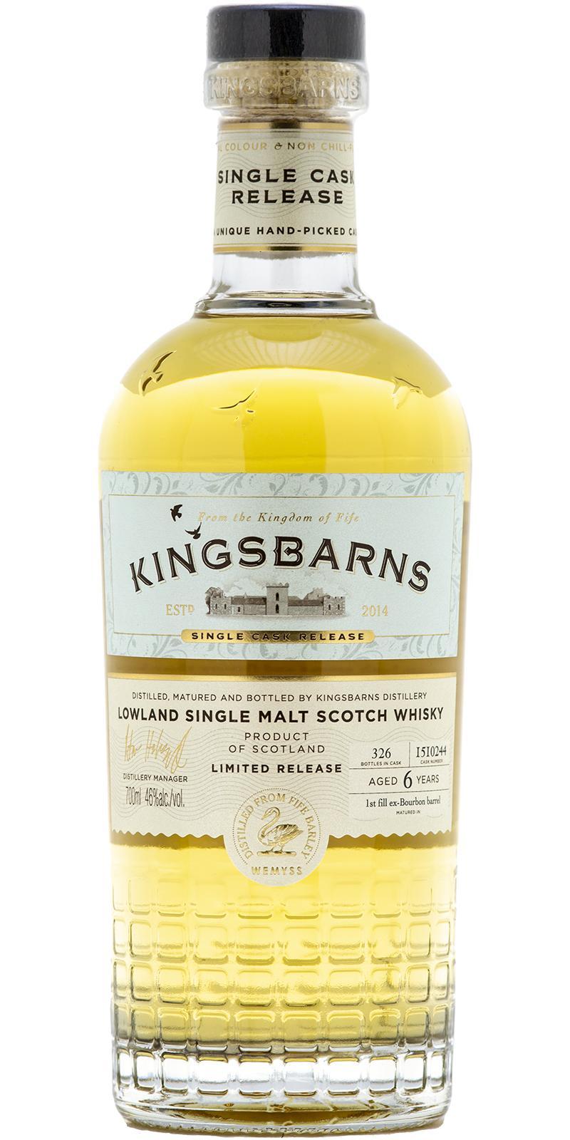 Kingsbarns 2015  Single Cask