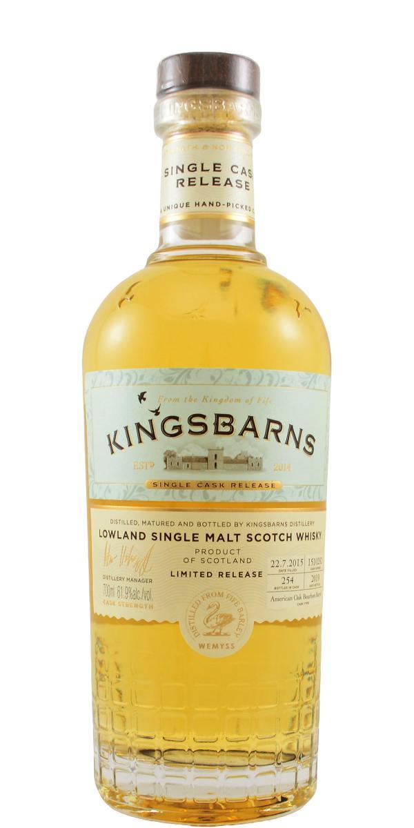 Kingsbarns 2015  Single Cask Release
