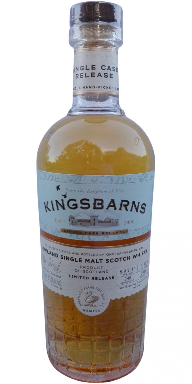 Kingsbarns 2016   Single Cask Release