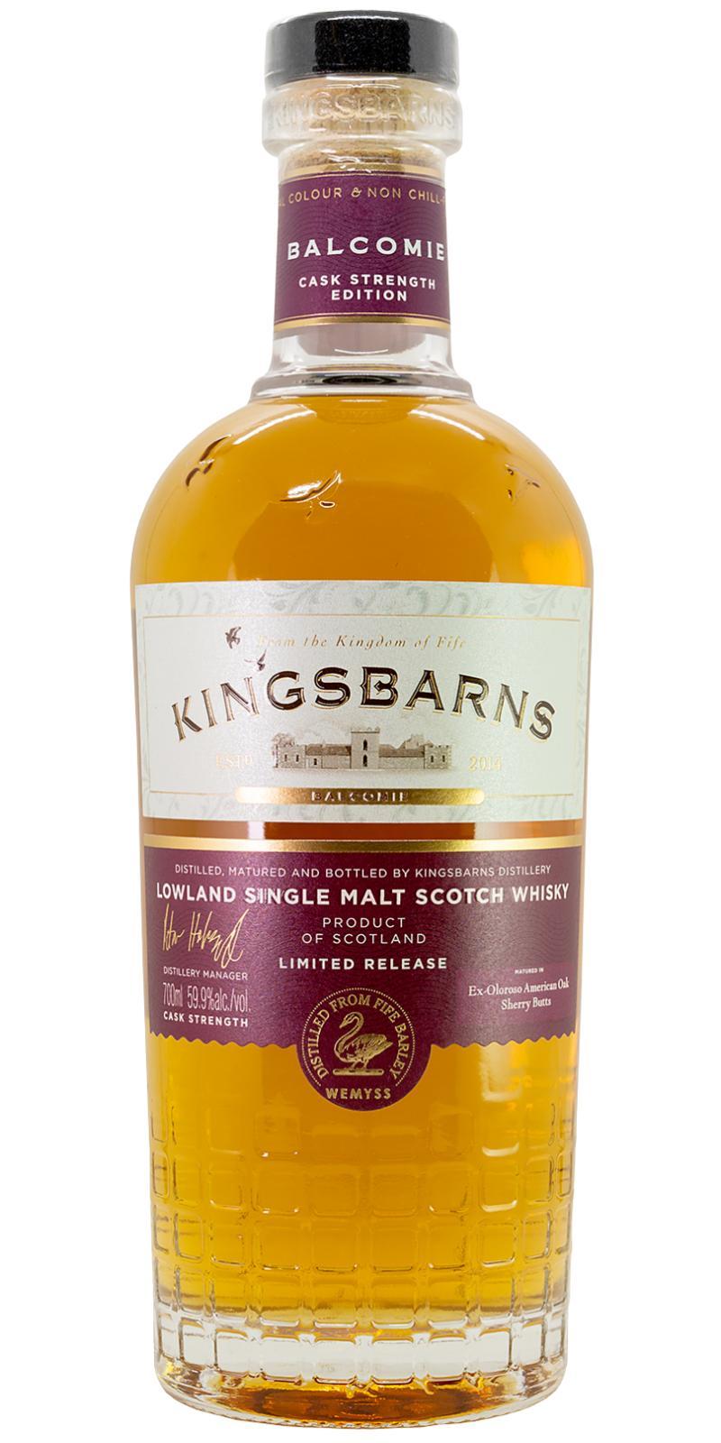 Kingsbarns Balcomie  Cask Strength