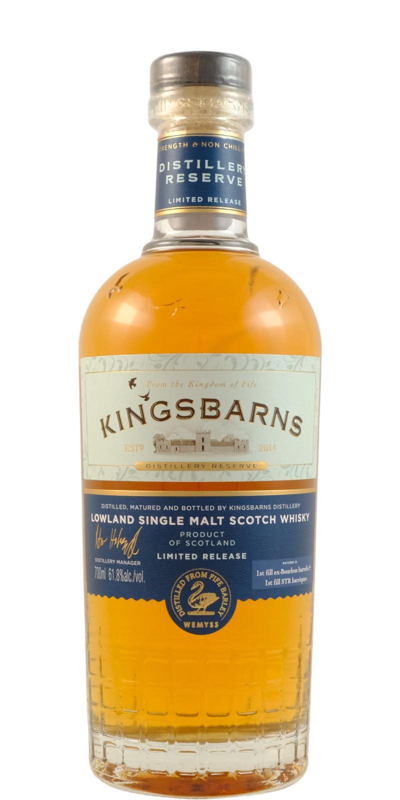 Kingsbarns Distillery Reserve 2021  Limited Release