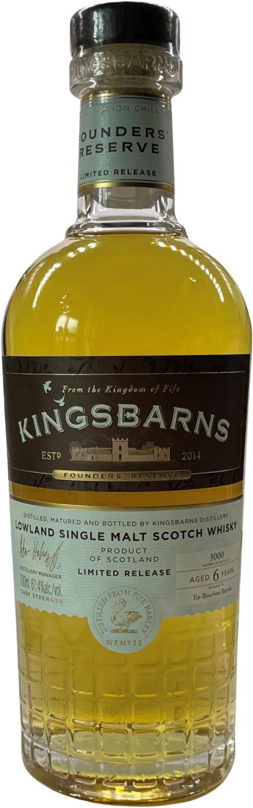Kingsbarns Founders' Reserve 2021  Limited Release