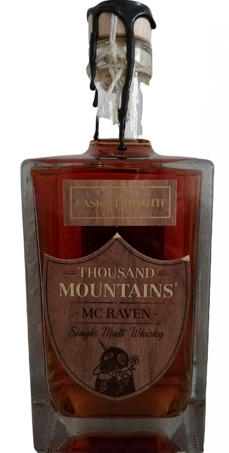 Thousand Mountains 2017  Mc Raven Cask Strength
