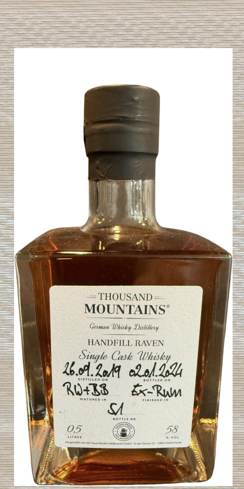 Thousand Mountains 2019  Handful Raven