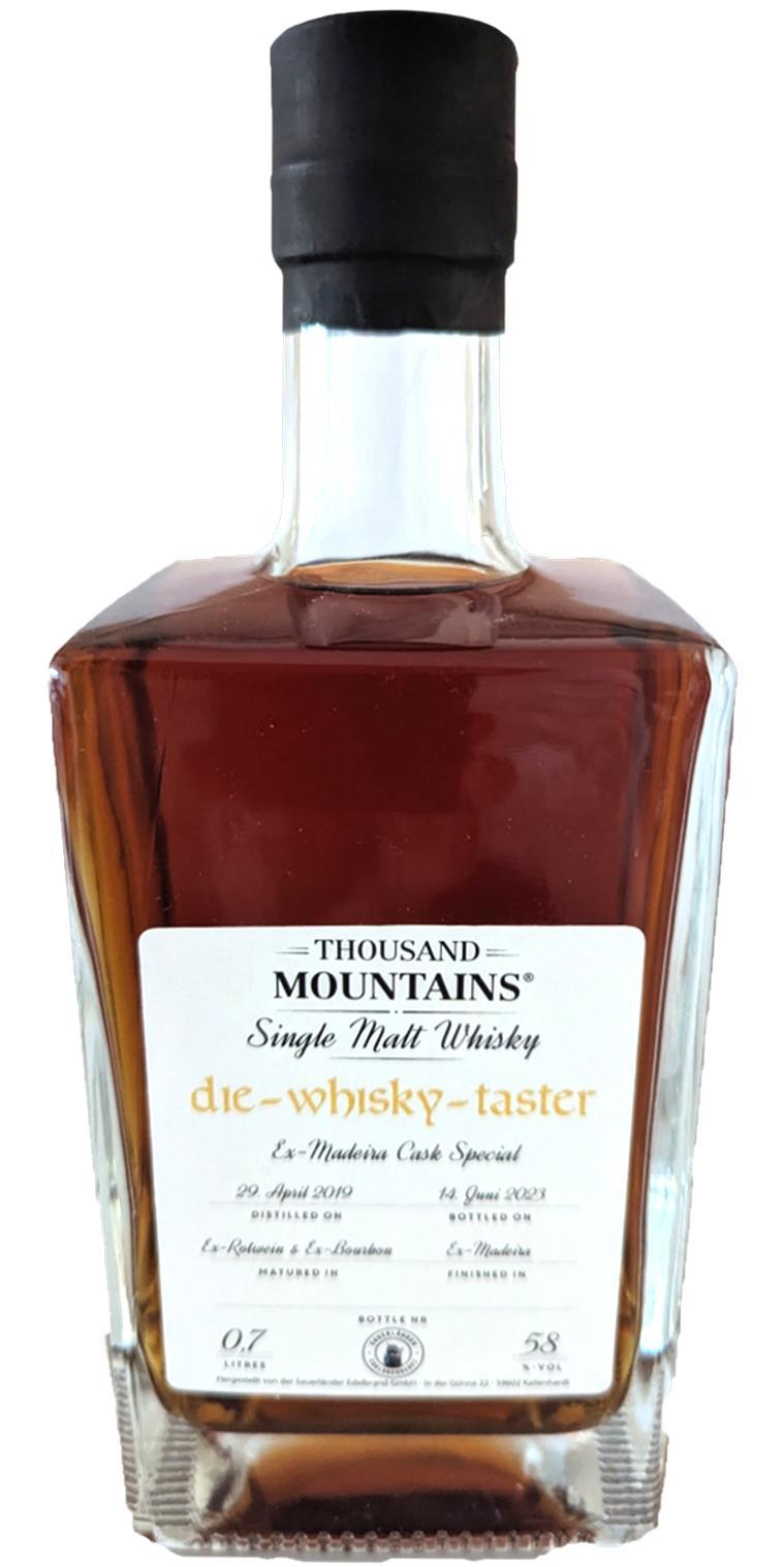 Thousand Mountains 2019  die-whisky-taster Edition