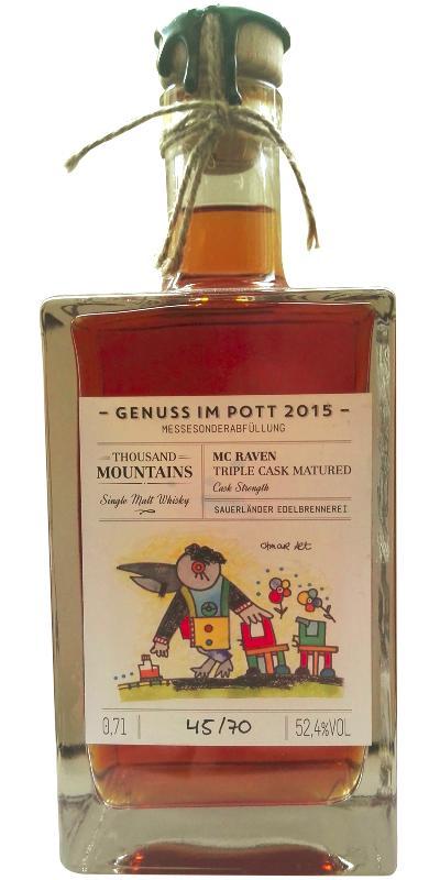 Thousand Mountains Messesonderabfüllung  McRaven