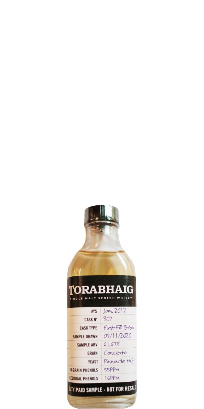 Torabhaig 2017  Duty Paid Sample - Not For Resale
