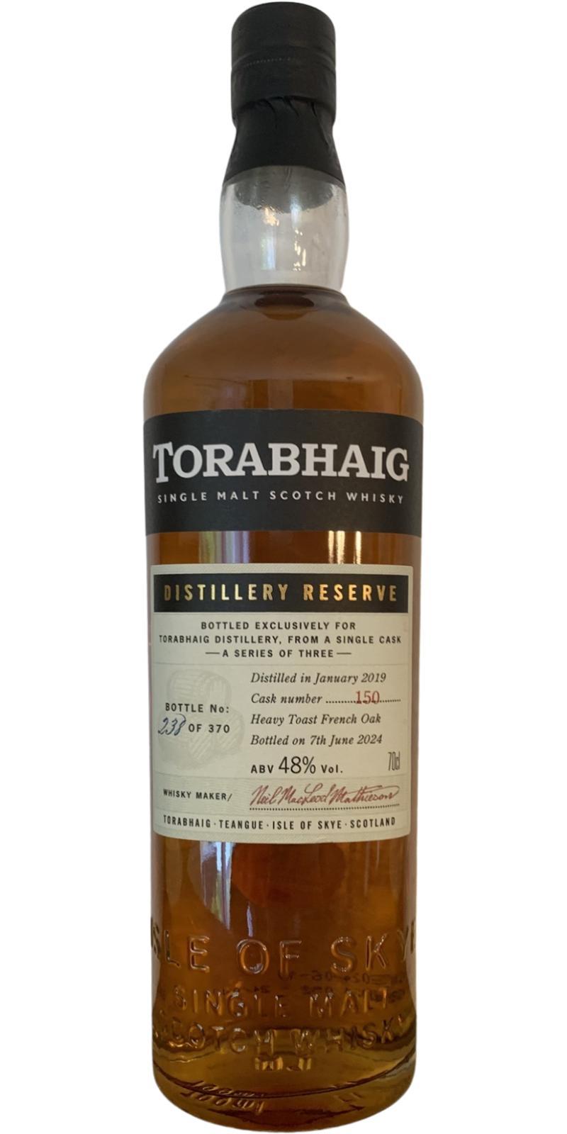 Torabhaig 2019  Distillery Reserve - A Series Of Three
